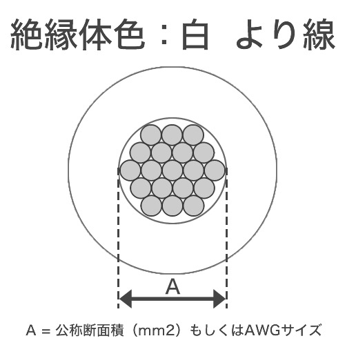 UL1015 AWG18 / 端子・コネクタ・ケーブルの通販／電材のツルマキ